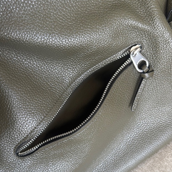 Coach Green Crossbody Bag with Leather Material and Silver Hardware - Picture 9 of 12